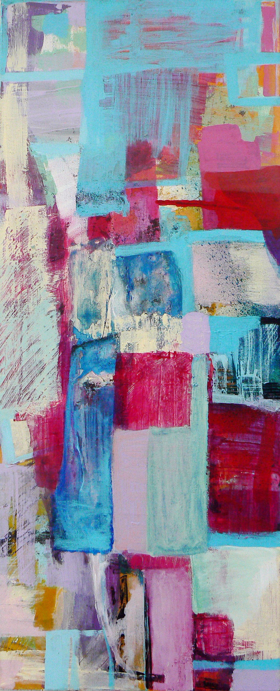 "a hundred reasons" original abstract painting on canvas