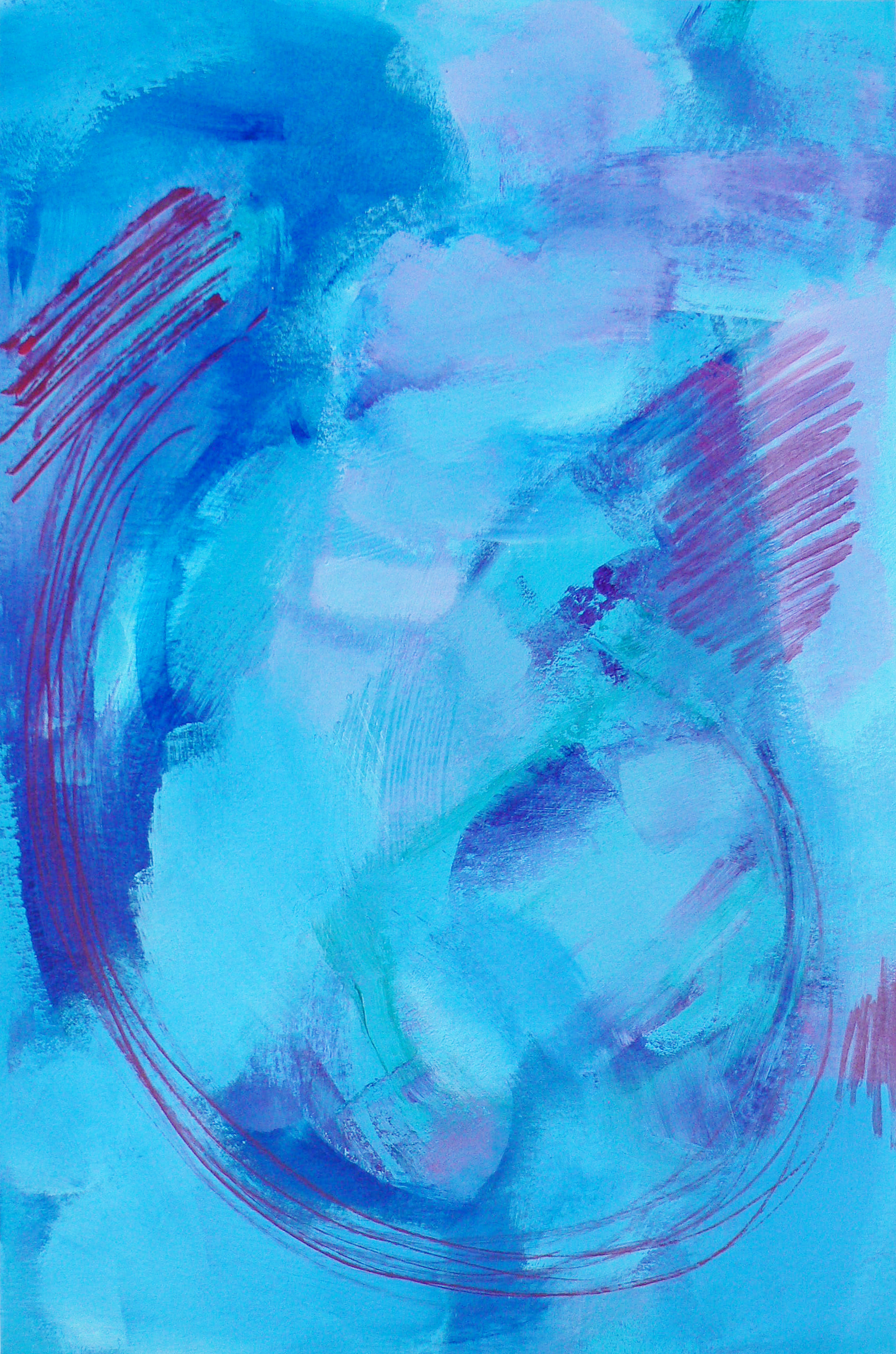 Time Heals original abstract painting