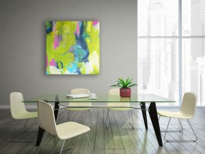 nothing just is, original abstract painting on canvas