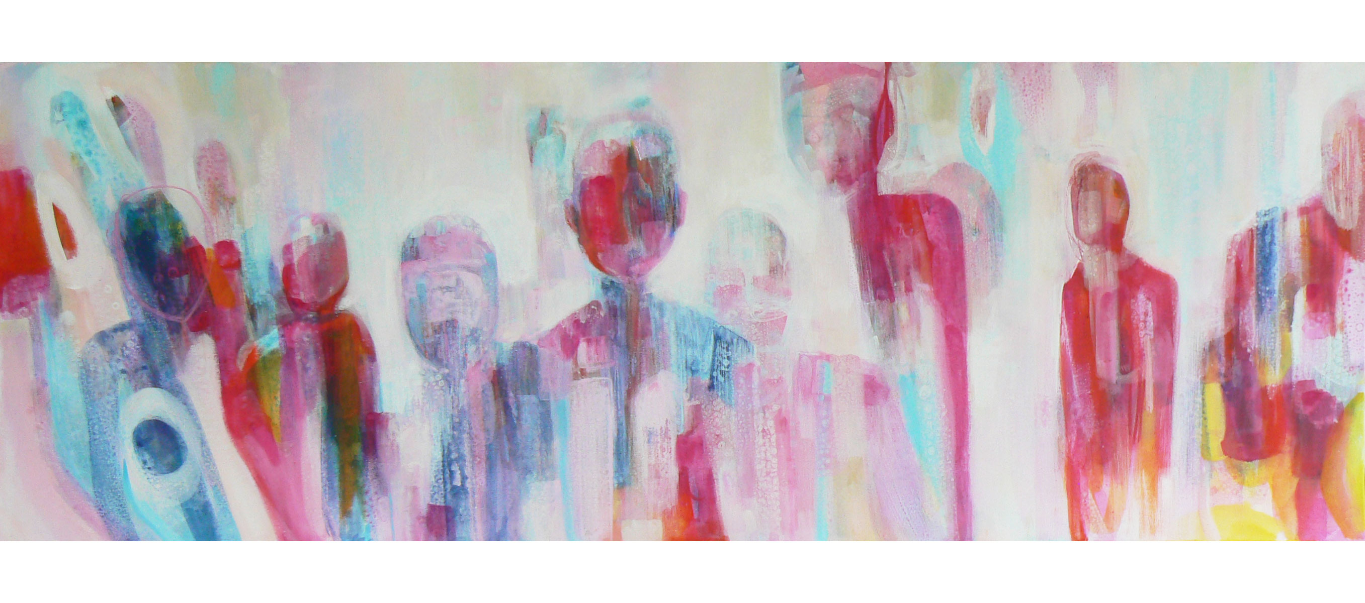 The Lotus Eaters, 2015 Acrylic painting by Carolynne Coulson