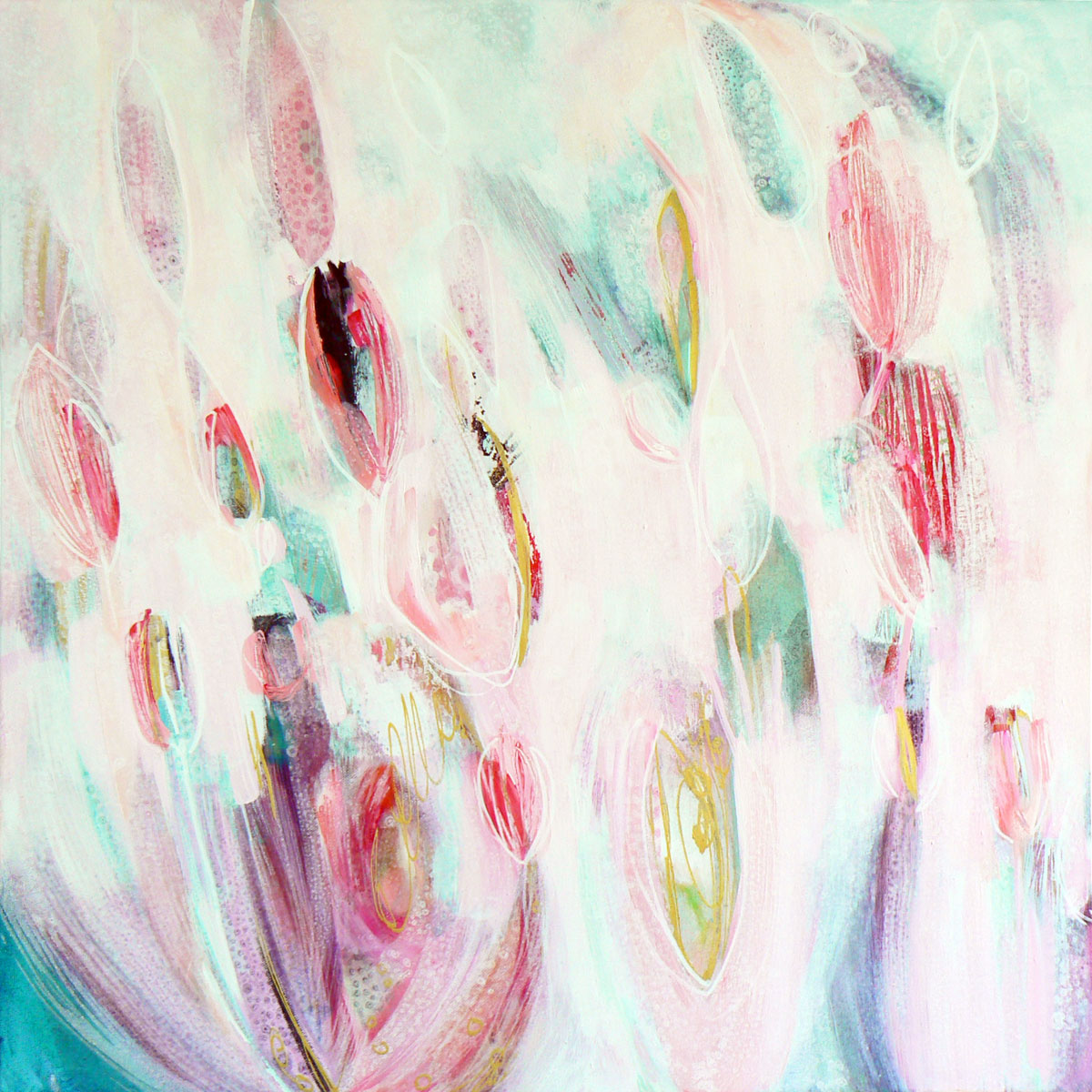 Whisper it softly, 2015 Acrylic painting by Carolynne Coulson