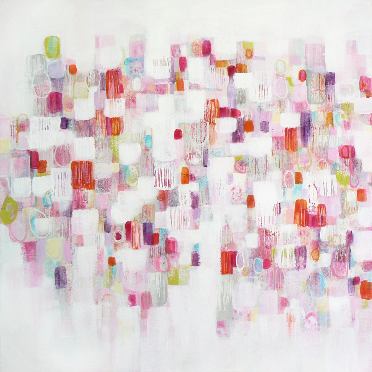 Elements, 2015 Acrylic painting by Carolynne Coulson