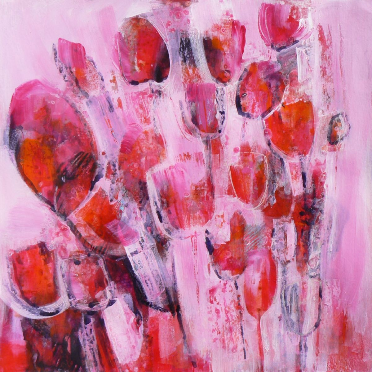 Tiptoeing, 2014 Acrylic painting by Carolynne Coulson