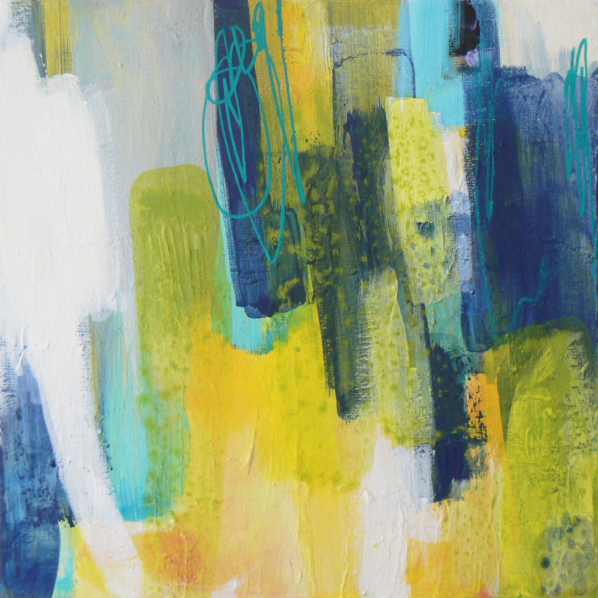 Raw, 2015 Acrylic painting by Carolynne Coulson