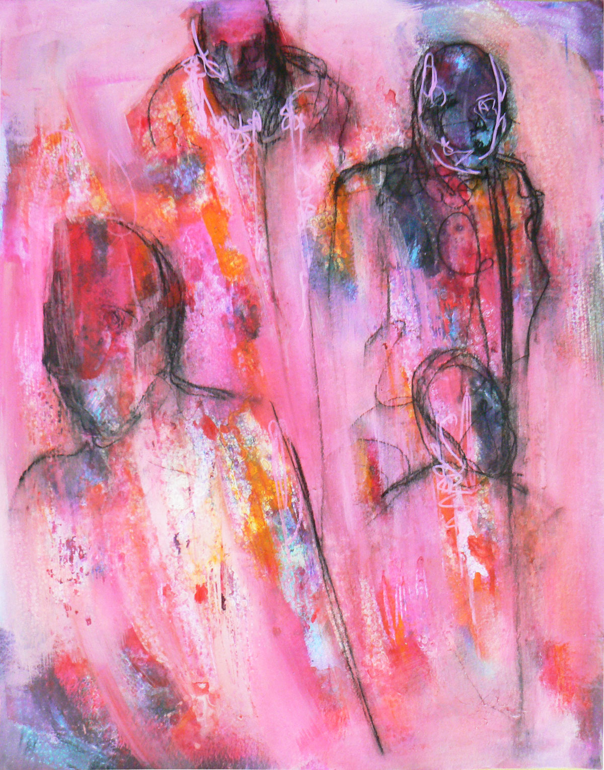 Many, 2015 Acrylic painting by Carolynne Coulson