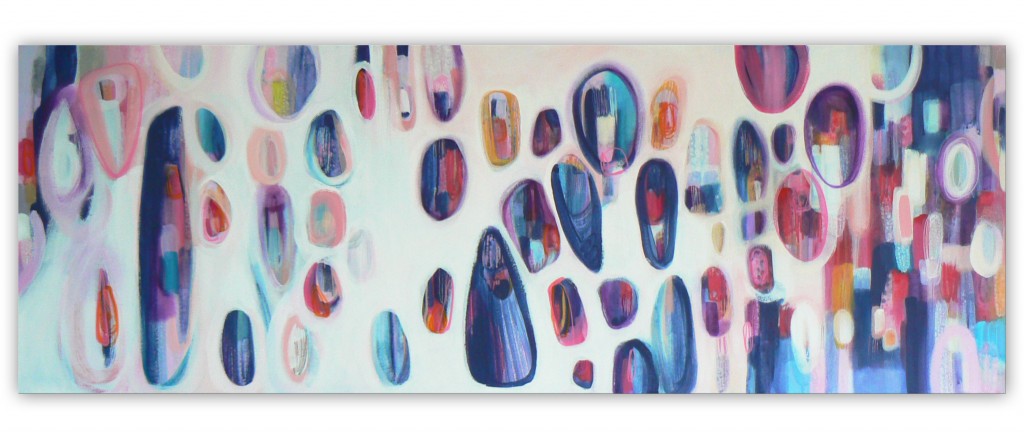 Stepping Stones, 2015 Acrylic painting by Carolynne Coulson