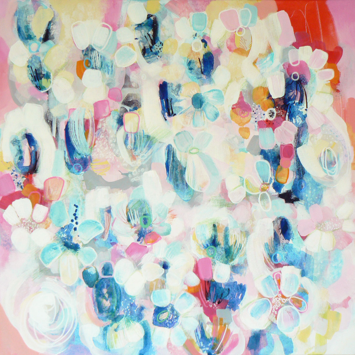 It Might as Well Be Spring, 2016 Acrylic painting by Carolynne Coulson