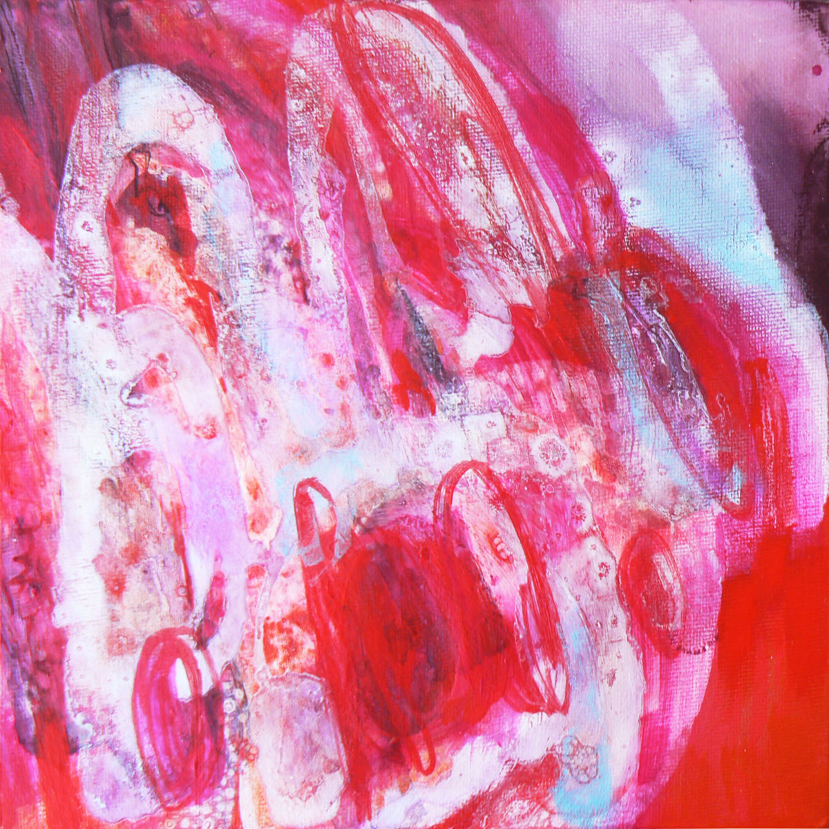 Cherry soda, 2015 Acrylic painting by Carolynne Coulson