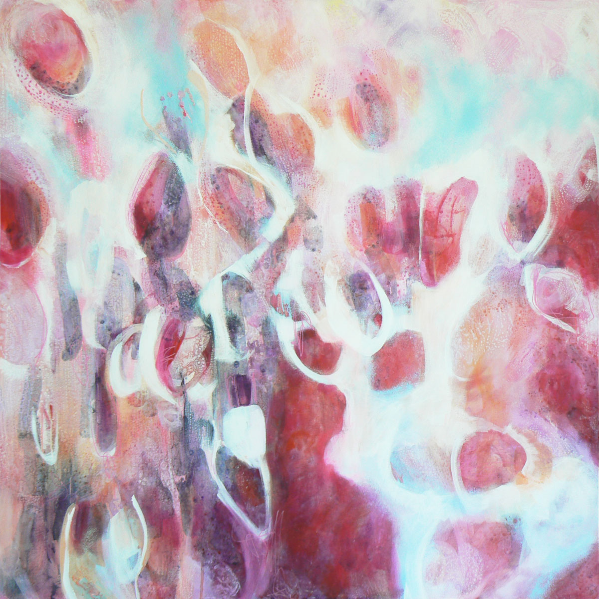 Sweet Chaos, 2015 Acrylic painting by Carolynne Coulson
